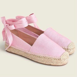 J CREW Canvas Flat Espadrilles